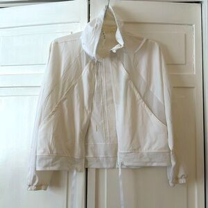 Lululemon lightweight white jacket